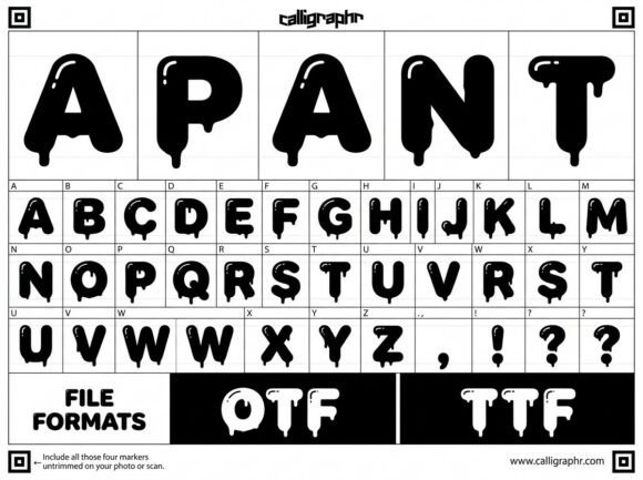 Apant Font - Preview 1