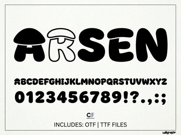 Arsen Font - Preview 1