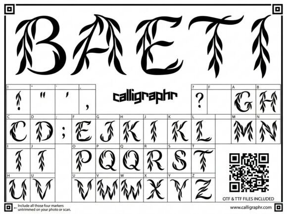 Baeti Font - Preview 1