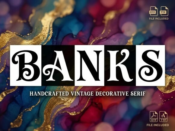 Banks Font - Preview 1