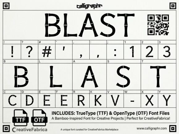 Blast Font - Preview 1