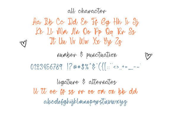 Bouncy Scribble Font - Preview 4
