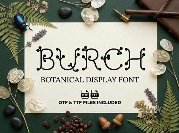 Burch Font - Preview 1