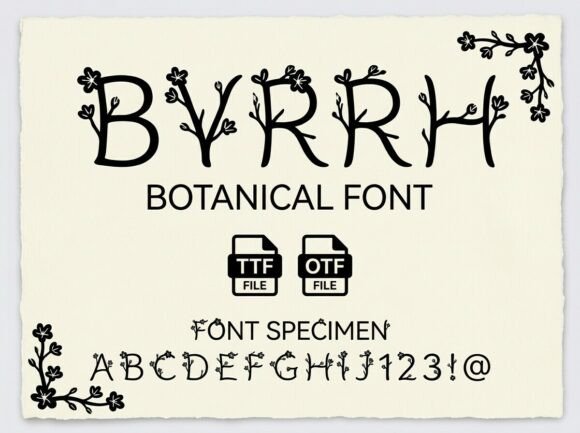 Byrrh Font - Preview 1