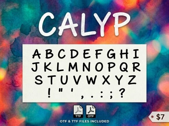 Calyp Font - Preview 3