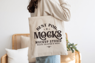 Canvas Tote Bag Mockup 5