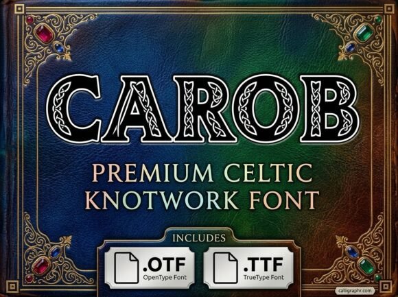 Carob Font - Preview 1