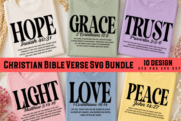 Christian Bible Verse Svg Bundle