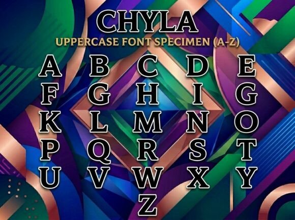 Chyla Font PNG with transparent background - Preview 1