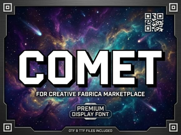 Comet Font - Preview 3