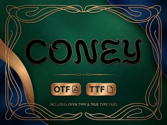 Coney Font - Preview 1