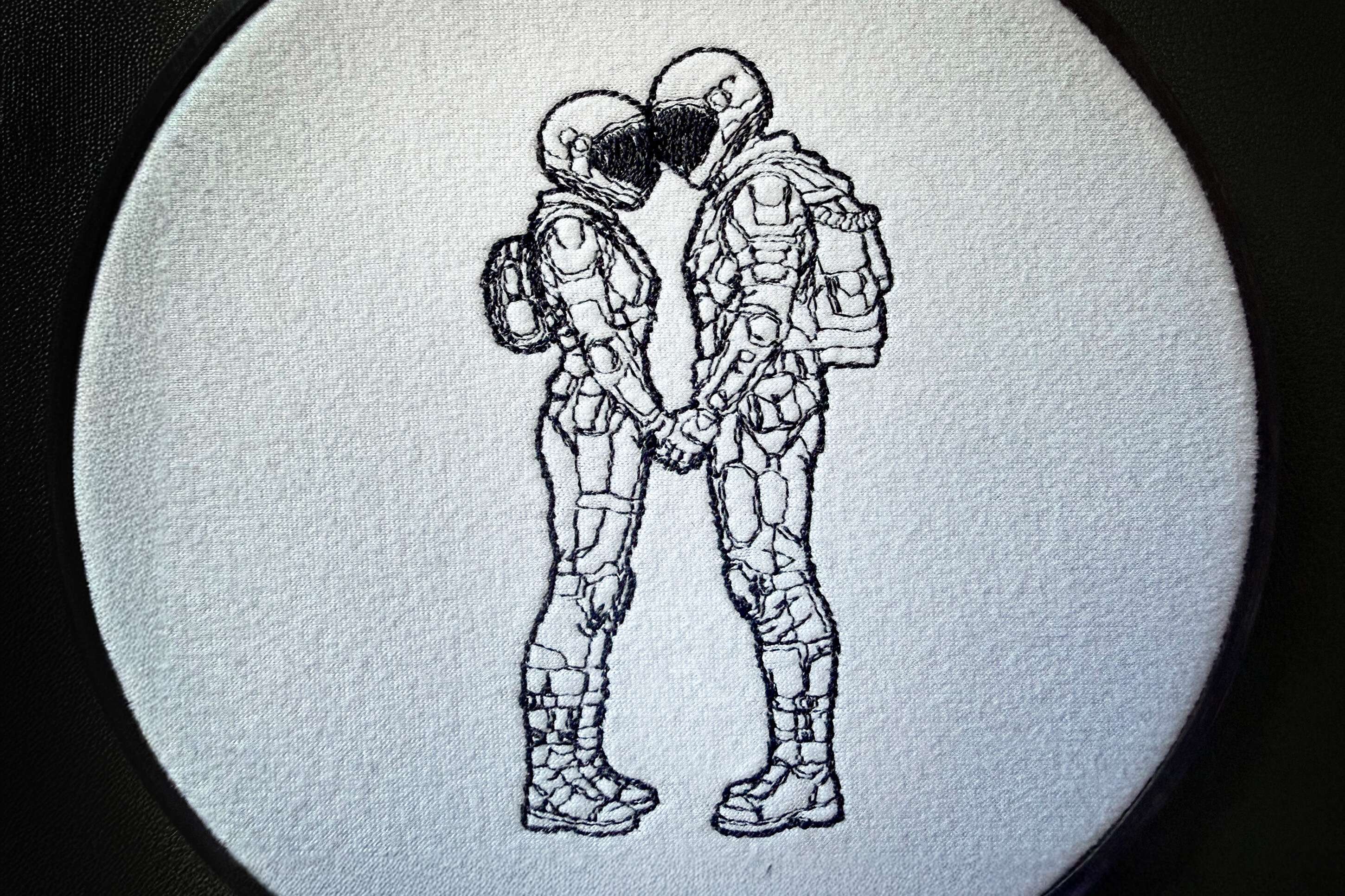 Cosmic Lovers Machine Embroidery Design