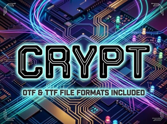 Crypt Font - Preview 1