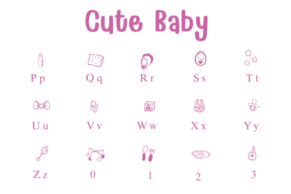 Cute Baby Font - Preview 2