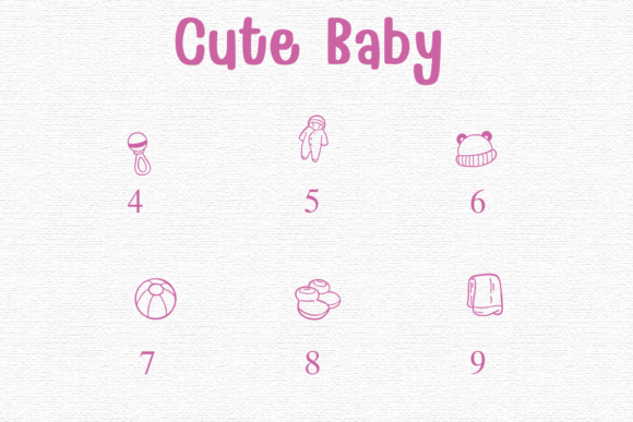Cute Baby Font - Preview 3