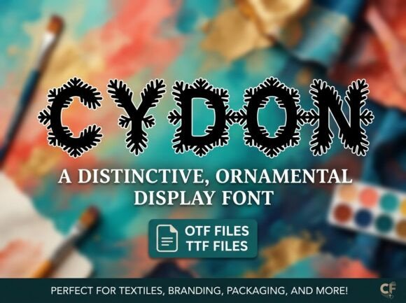 Cydon Font PNG with transparent background - Preview 1