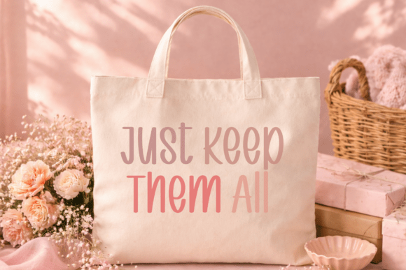Daisy Calm Font PNG with transparent background - Preview 3