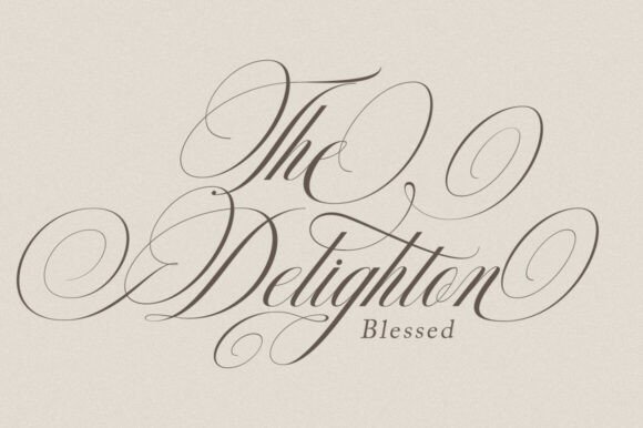 Delighton Script Font - Preview 5