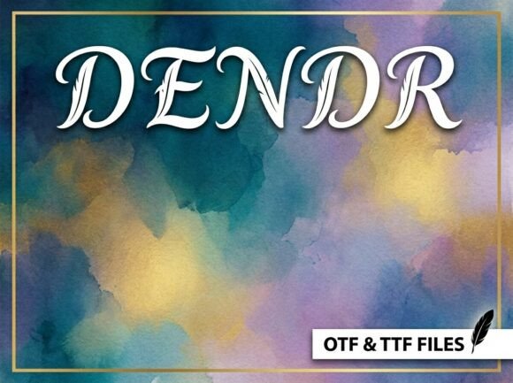 Dendr Font - Preview 1