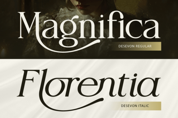 Desevon Font PNG with transparent background - Preview 3