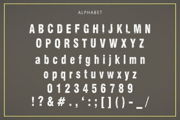 Distressed Font - Preview 2
