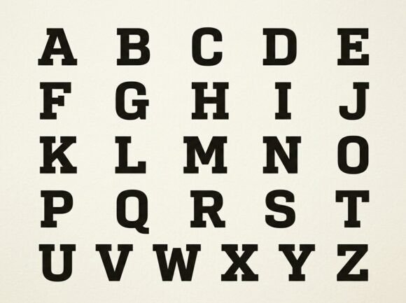 Donac Font PNG with transparent background - Preview 2