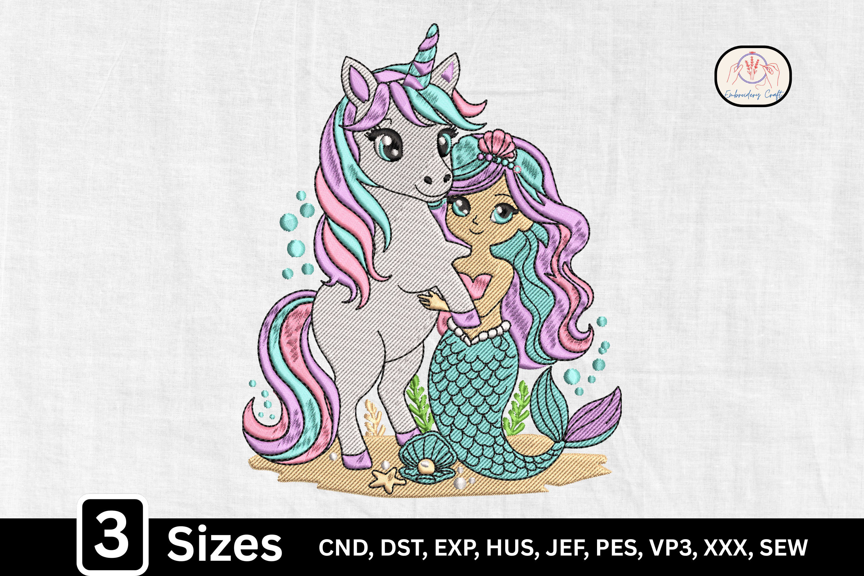 Fantasy Unicorn Mermaid