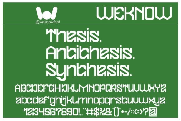 Fractal Consciousness Font PNG with transparent background - Preview 2