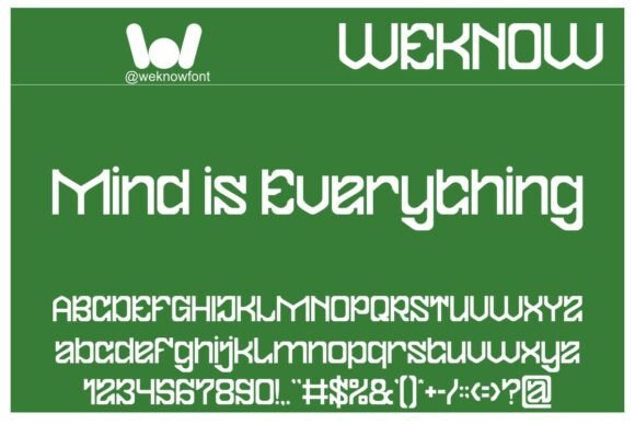 Fractal Consciousness Font PNG with transparent background - Preview 3