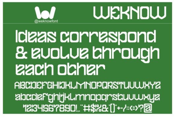 Fractal Consciousness Font PNG with transparent background - Preview 4
