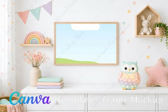 Frame Mockup Kids Canva