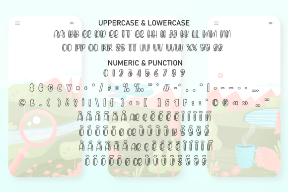 Highland Bookmark Font font preview - 6