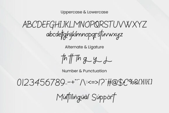 Lonthe Font PNG with transparent background - Preview 5