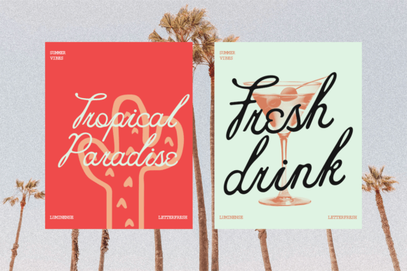 Luminense Duo Font PNG with transparent background - Preview 6