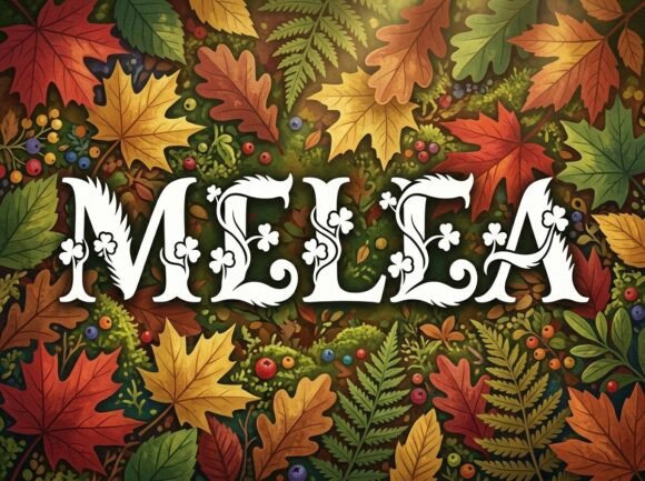 Melea Font PNG with transparent background - Preview 3