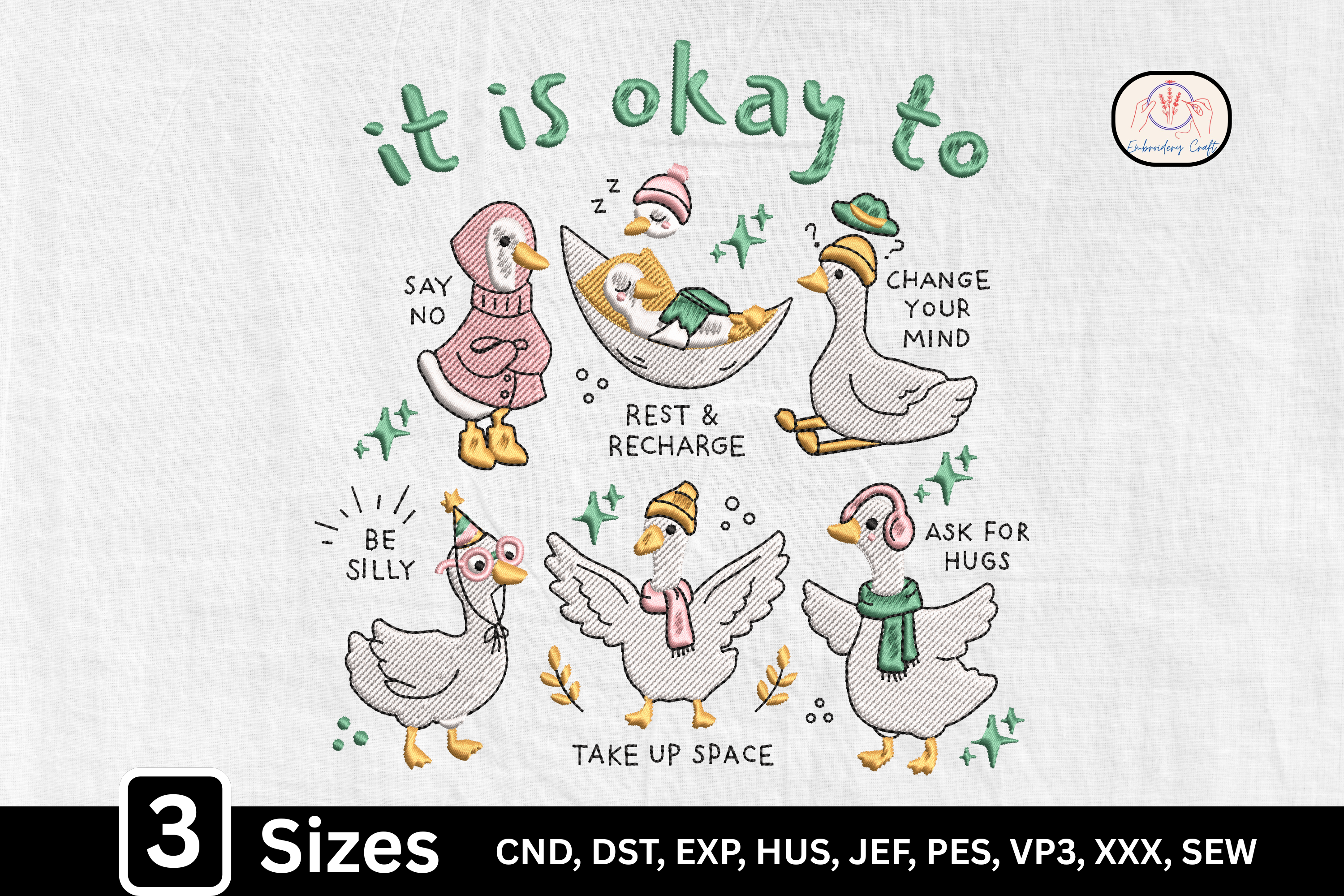 Motivational Cute Goose