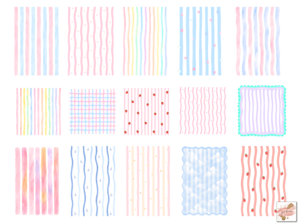 Pastel Stripes Png Striped Backgrounds Graphic Illustrations By Artistic Revolution