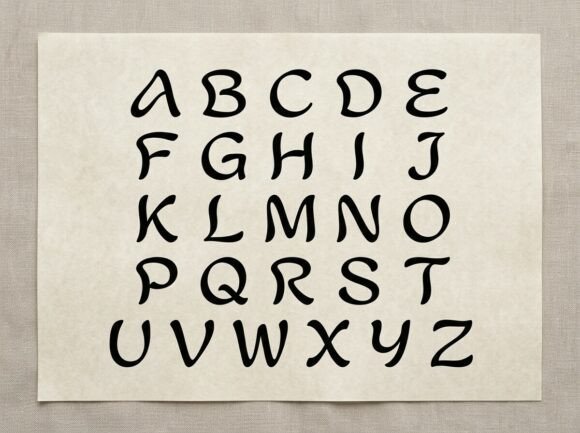 Pipil Font PNG with transparent background - Preview 2