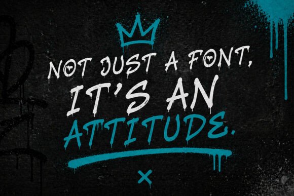 Rotzky Font PNG with transparent background - Preview 1
