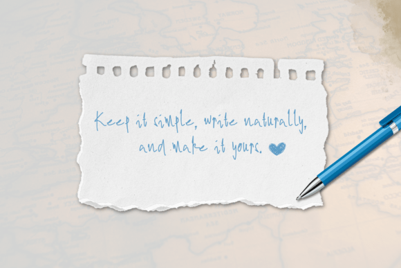 Simple Scribble Font PNG with transparent background - Preview 1