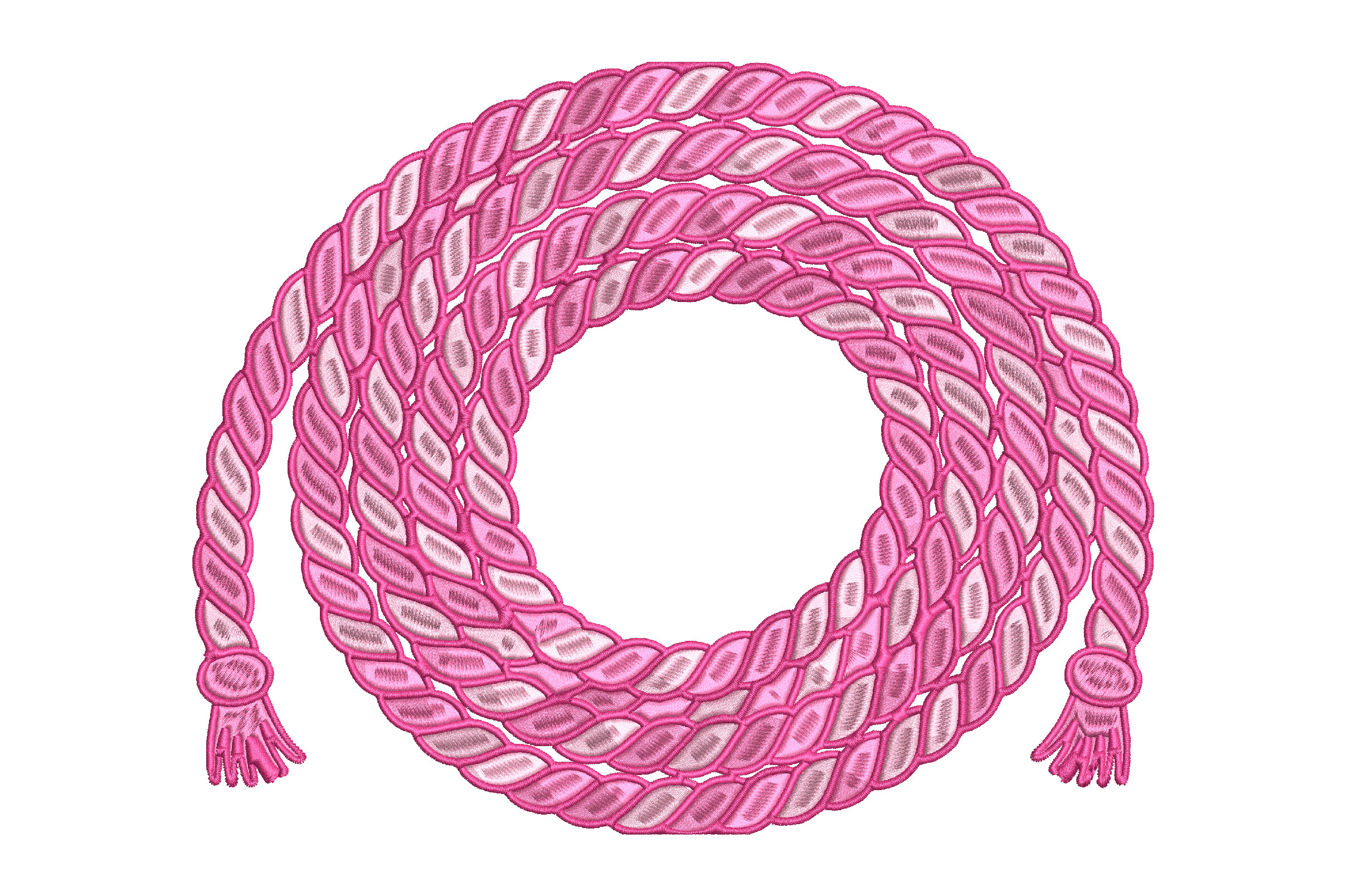 Jacket Rope Design Western Rope Embroidery Design · Creative Fabrica
