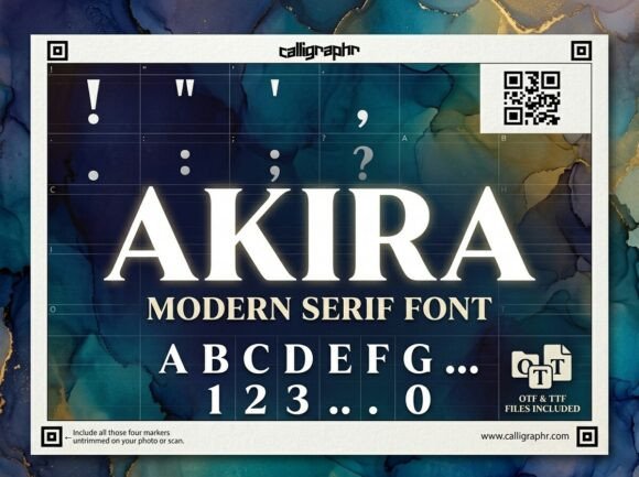 Akira Font - Preview 2