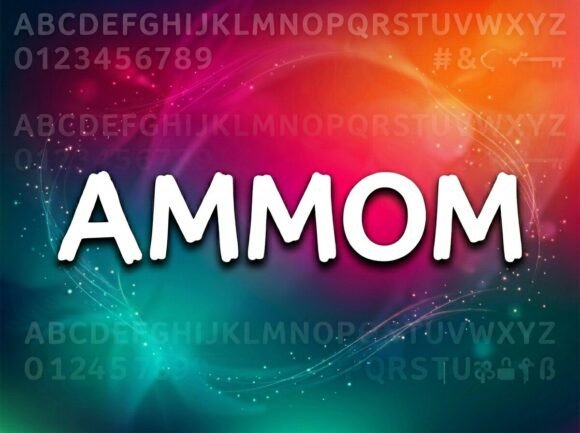 Ammom Font - Preview 1