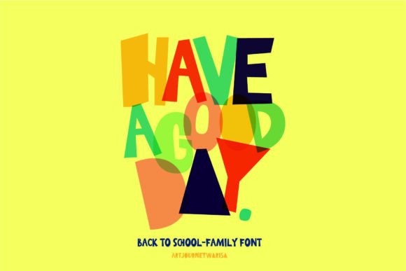 Back to School Font - Preview 4