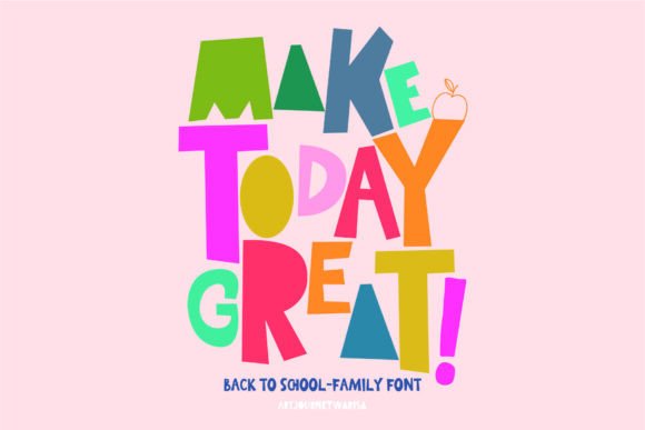 Back to School Font - Preview 5