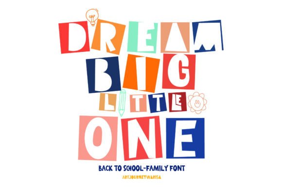 Back to School Font - Preview 6