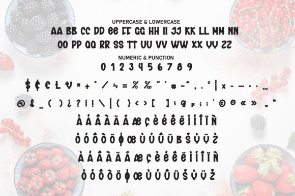 Berries Stacked Font - Preview 6