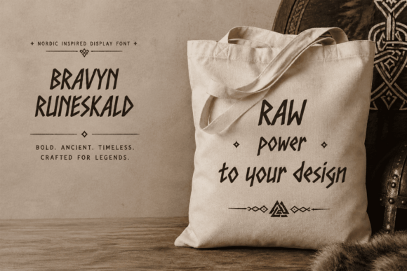 Bravyn Runeskald Font - Preview 1