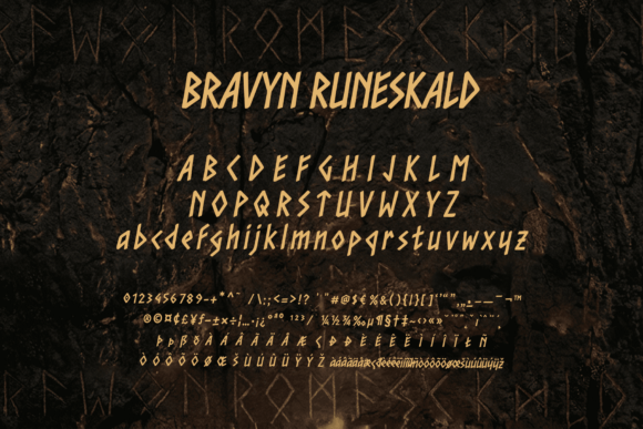 Bravyn Runeskald Font - Preview 2
