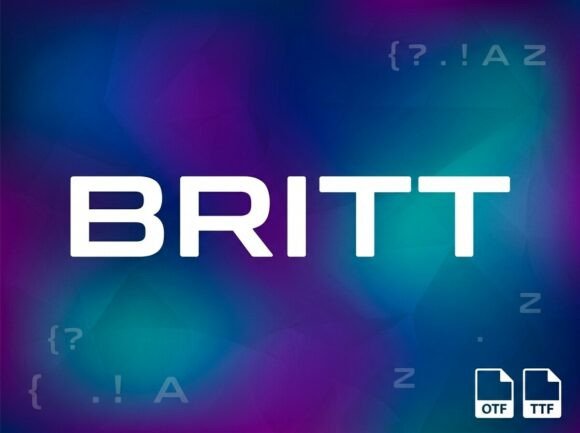 Britt Font - Preview 3